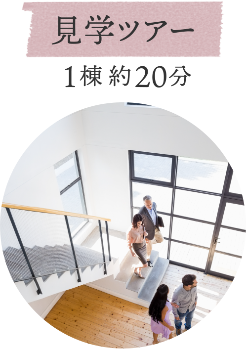 見学ツアー１棟 約20分