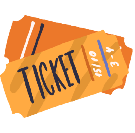イラスト：チケット