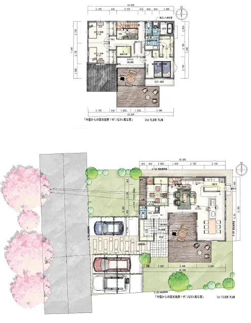 Plan.7 桜が見える立地で、バーベキュー