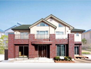 写真：光と風の家 自由館外観　大塚建設