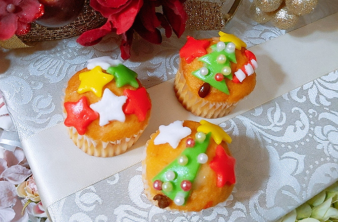 マシュマロフォンダント クリスマスカップケーキ イベント紹介 住宅展示場 モデルハウスの相模原 古淵ハウジングステージ