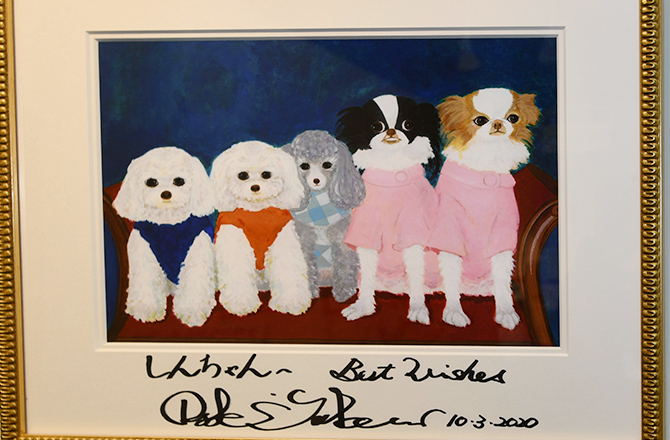 デヴィ夫人 チャリティー 個展