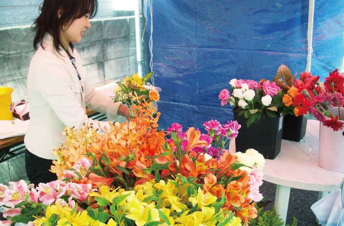 沢山の花