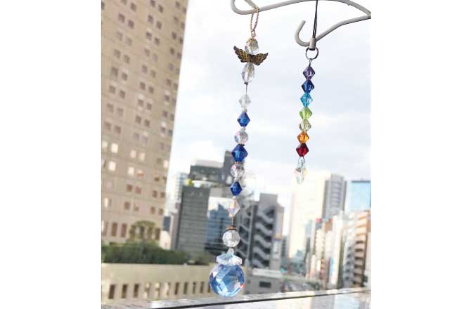 春色のサンキャッチャーづくり