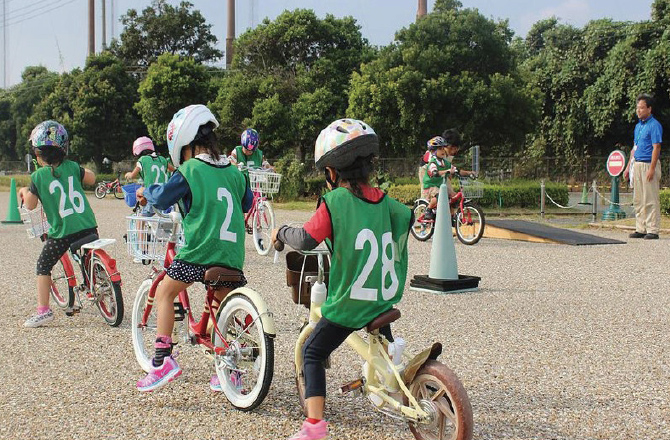 自転車教室①