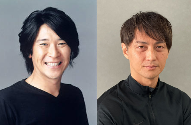 元Jリーガー水内猛・永井雄一郎によるキッズサッカー教室