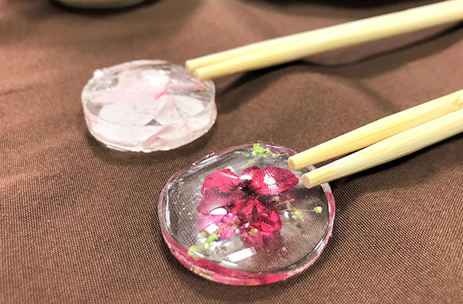アジサイの箸置きをつくろう