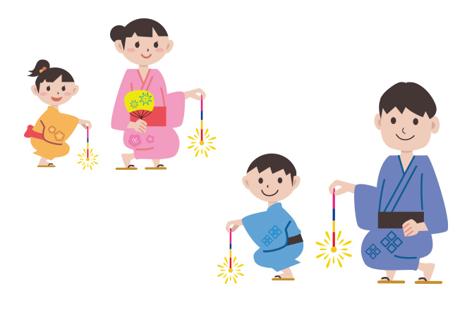 花火が当たる抽選会