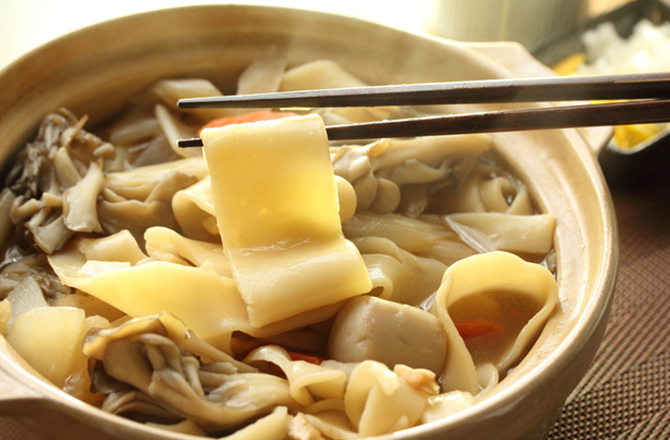 埼玉150周年 秩父郷土料理おっきりこみうどん作り
