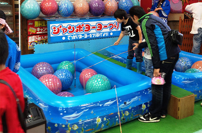 ジャンボヨーヨー釣り