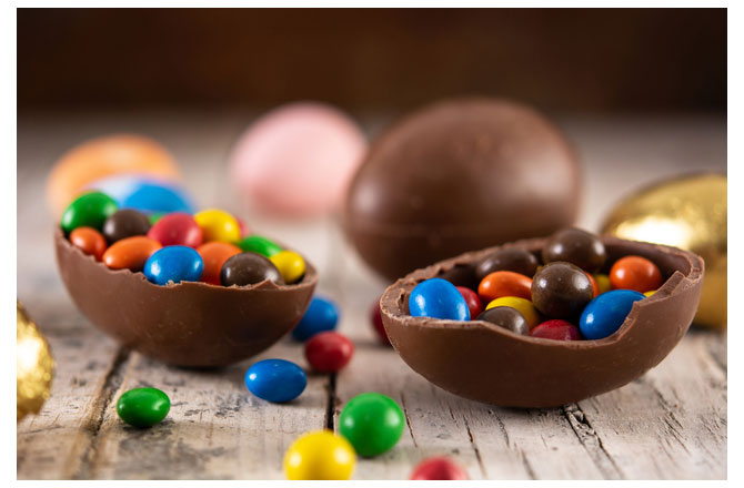写真:チョコレートエッグ