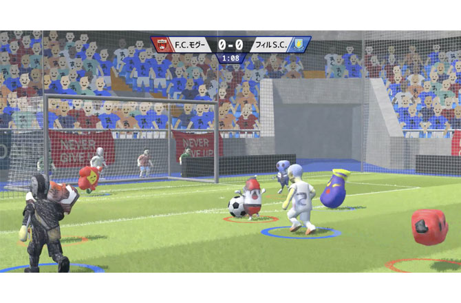写真:らくがき3Dサッカー