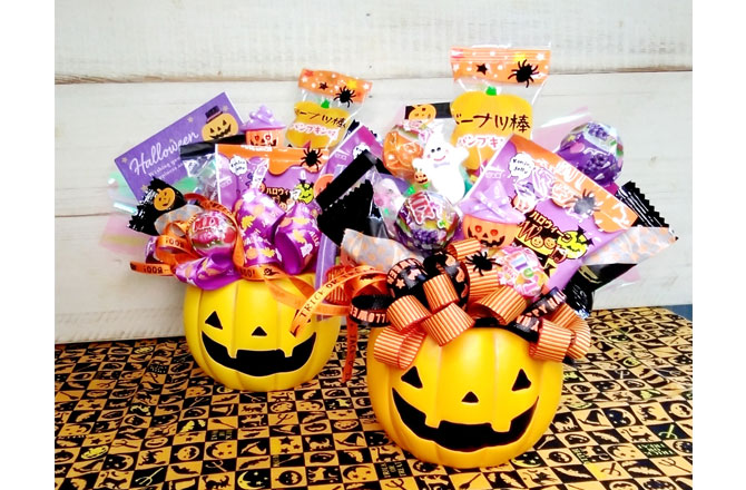 写真:ハロウィンキャンディーブーケ