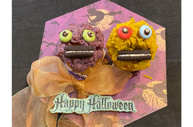 写真:モンスターカップケーキ