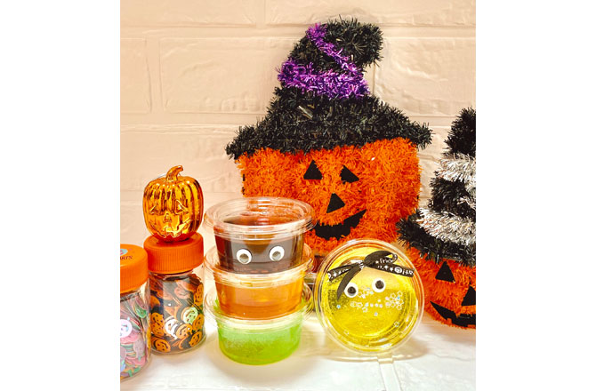 写真:ハロウィンスライム