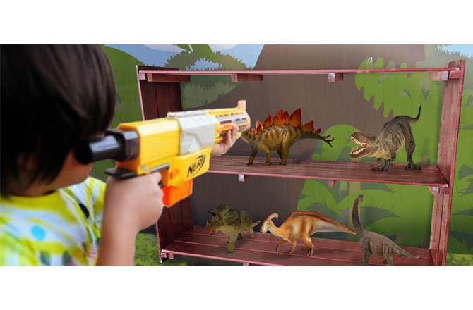写真:恐竜射的ゲーム