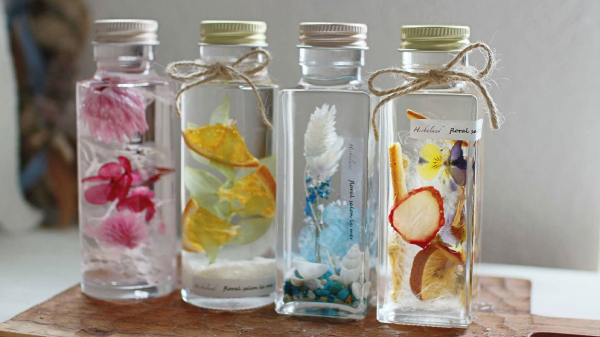 お気に入りのお花でハーバリウムづくり【お子様連れ限定！】