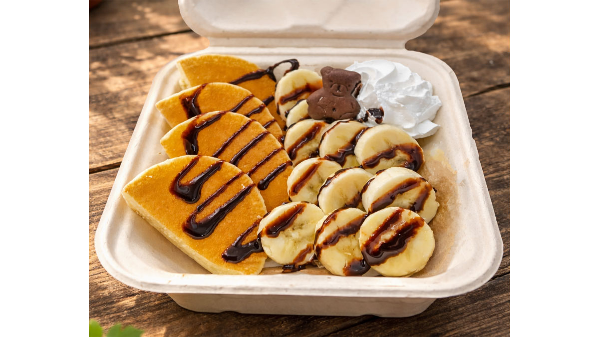 バナナチョコパンケーキプレゼント