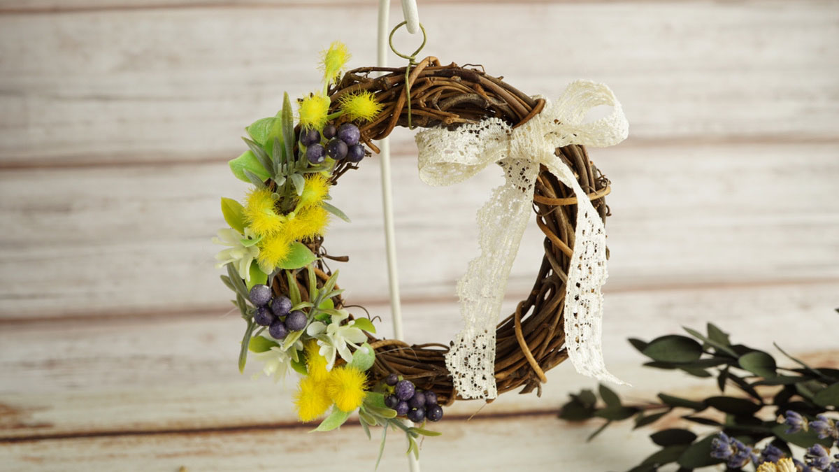 ミモザのミニリースづくり【お子様連れ限定！】