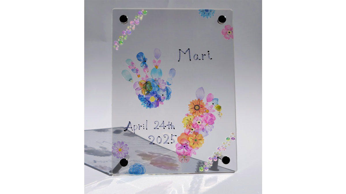 アクリル手形・足形アートボードづくり