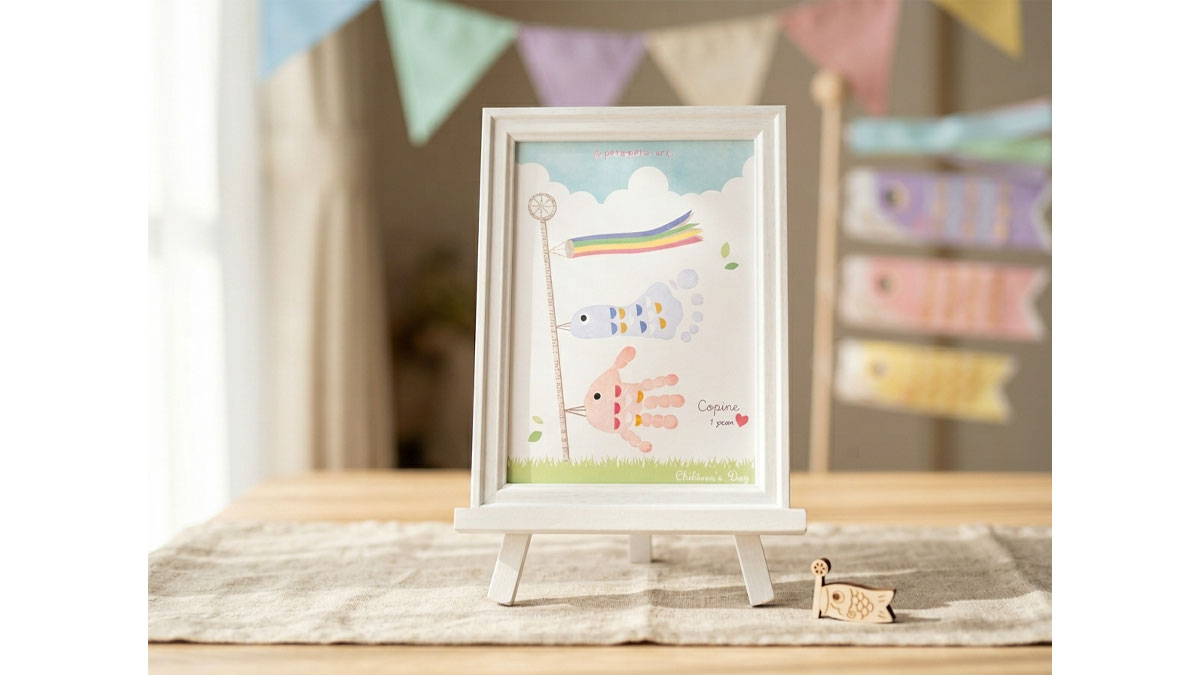 今だけの成長をカタチに 手形足形アートワークショップ【お子様連れ限定】