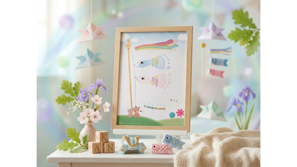 今だけの成長をカタチに 手形足形アートワークショップ【お子様連れ限定】