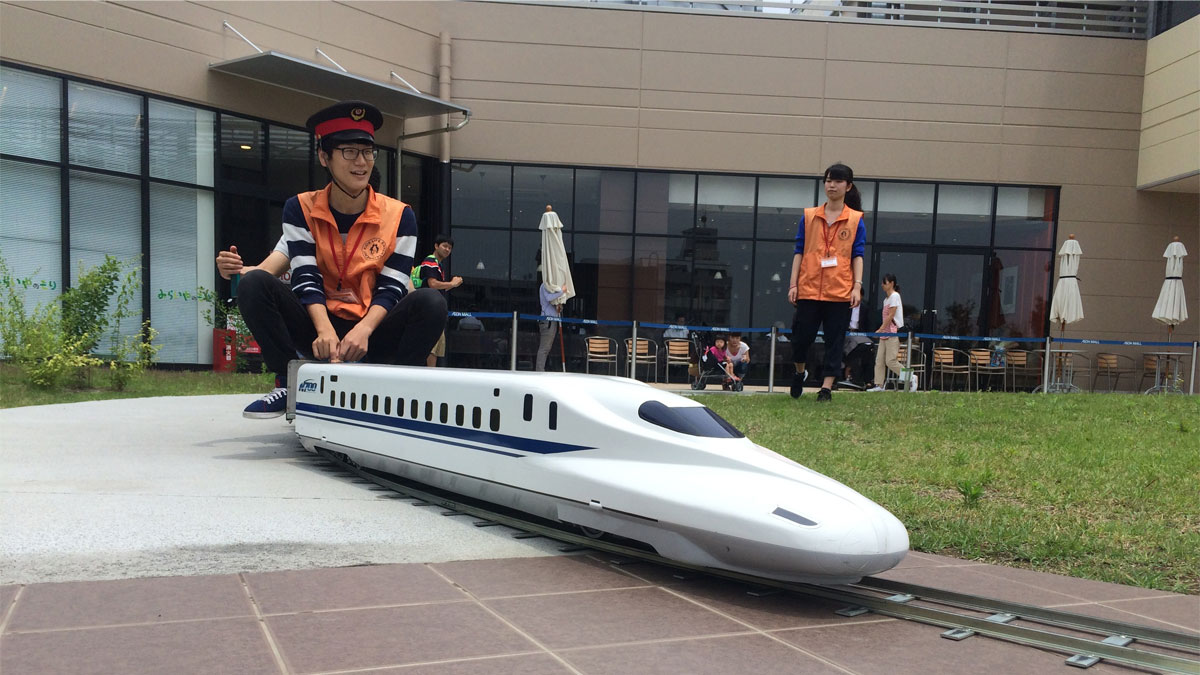 ミニ新幹線に乗ろう＆新幹線クイズラリー_上尾ハウジングステージ