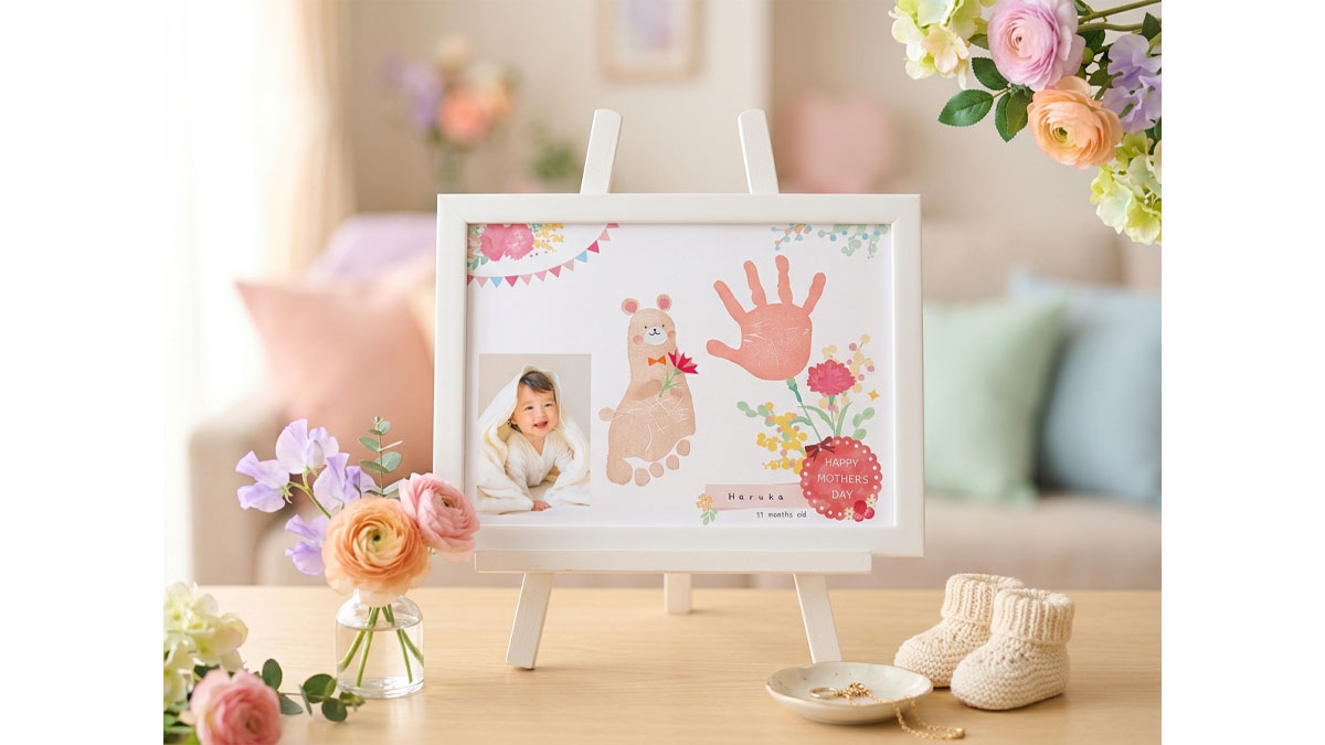 今だけの成長をカタチに 手形足形アートワークショップ【お子様連れ限定】