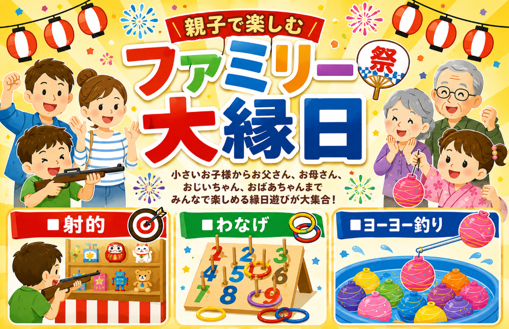親子で楽しむファミリー大縁日