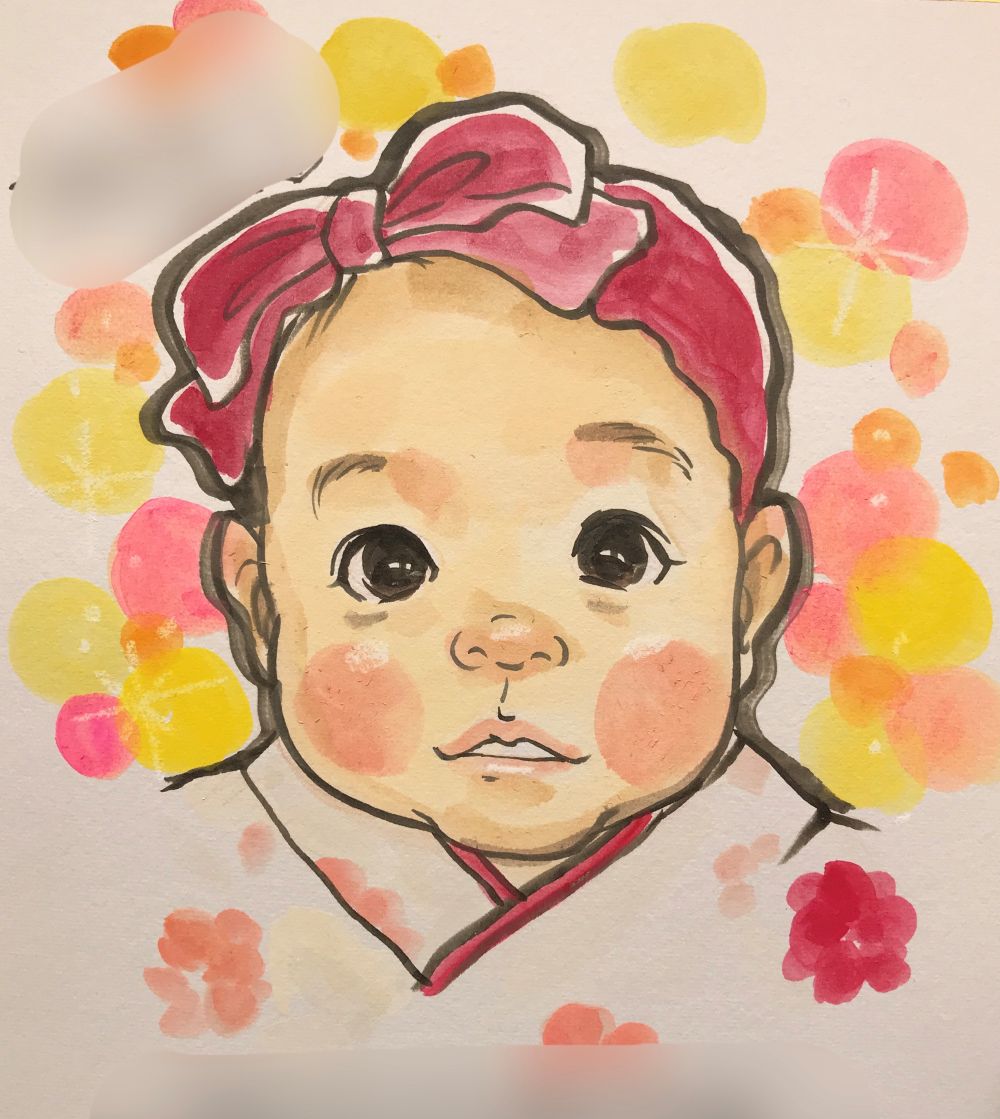 似顔絵プレゼント！