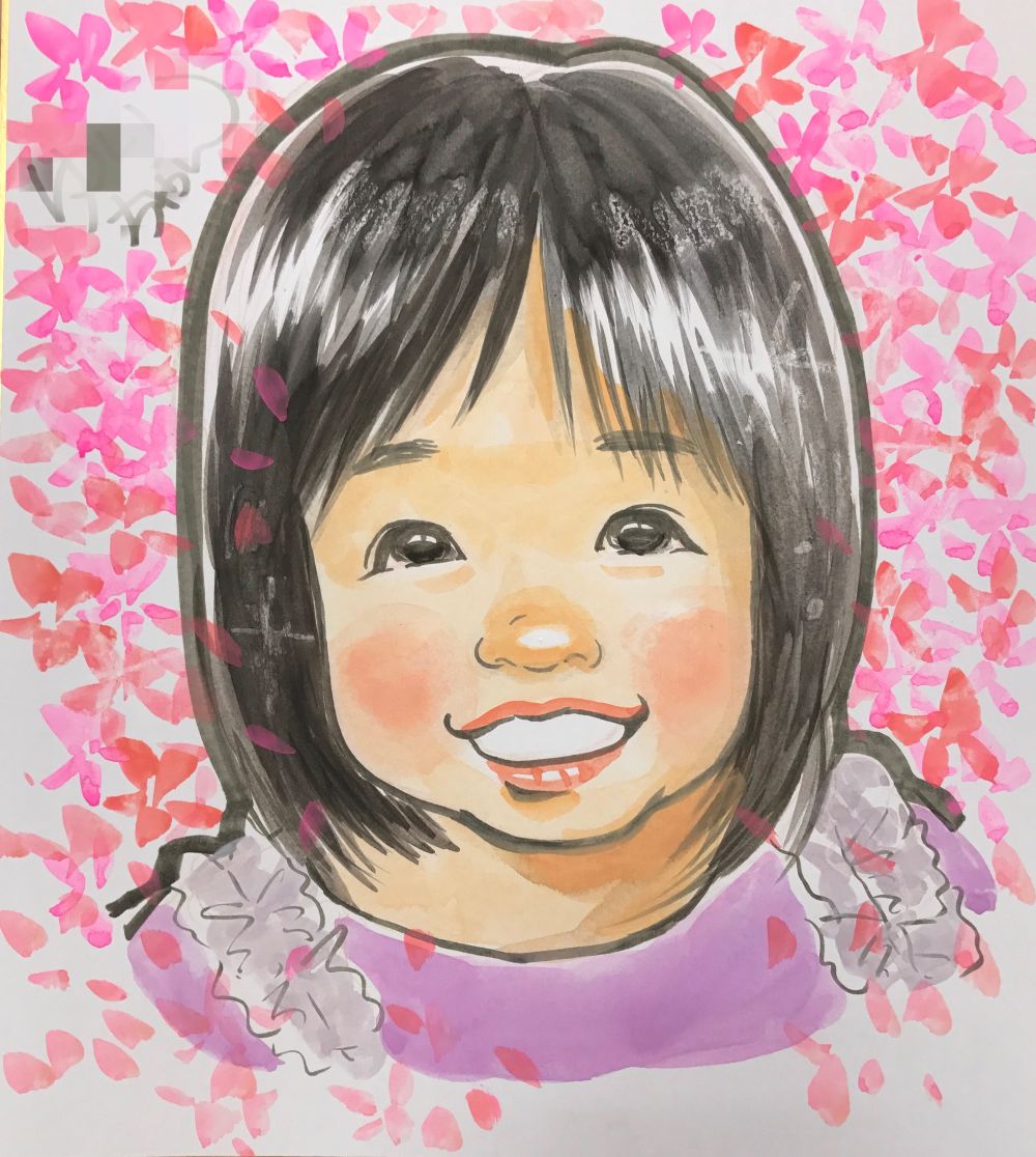 似顔絵プレゼント！