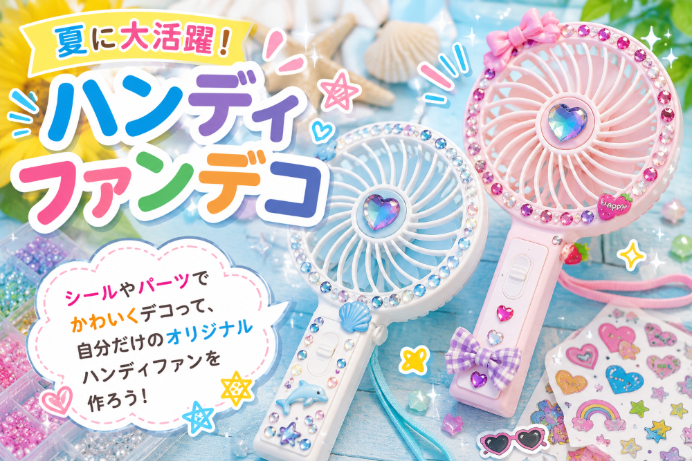 夏に大活躍！ハンディファンデコ_モラージュ菖蒲ハウジングステージ