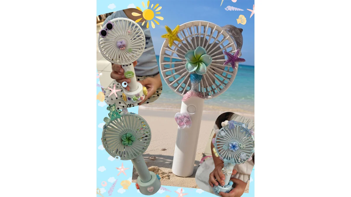 シールやパーツでかわいくデコろう♪ハンディファン【お子様連れ限定！】|大宮北ハウジングステージのイベント情報