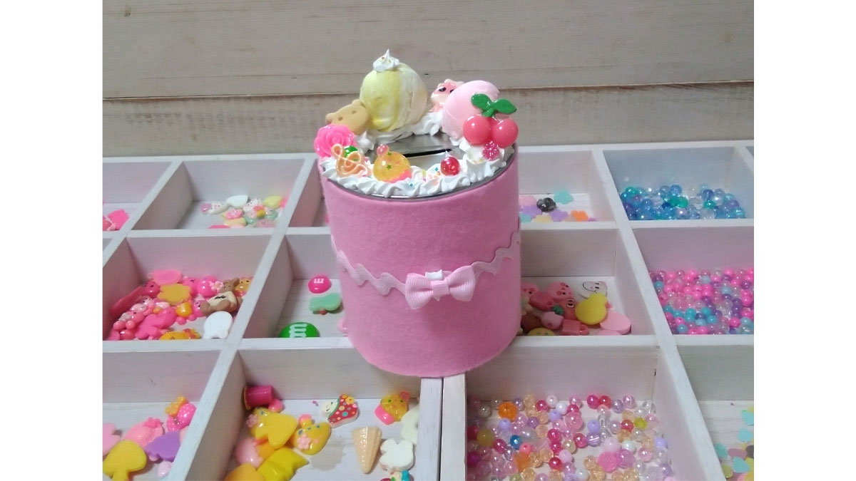 スイーツデコ貯金箱づくり【お子様連れ限定！】