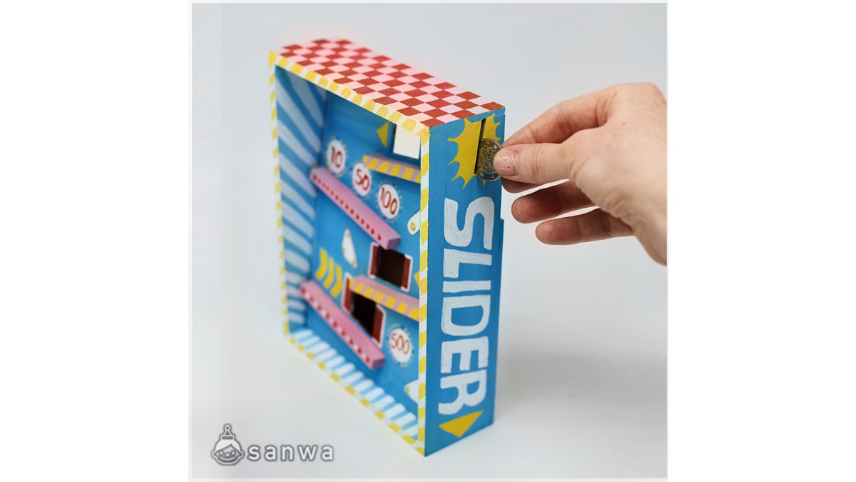 夏休み自由研究ワークショップ　スライダー貯金箱づくり【親子連れ限定！】