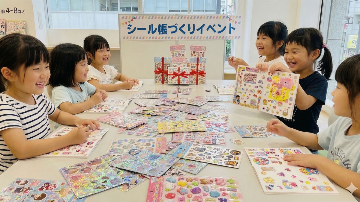 ＭＹシール帳づくり＆シール交換会【お子様連れ限定！】|所沢ハウジングステージのイベント情報