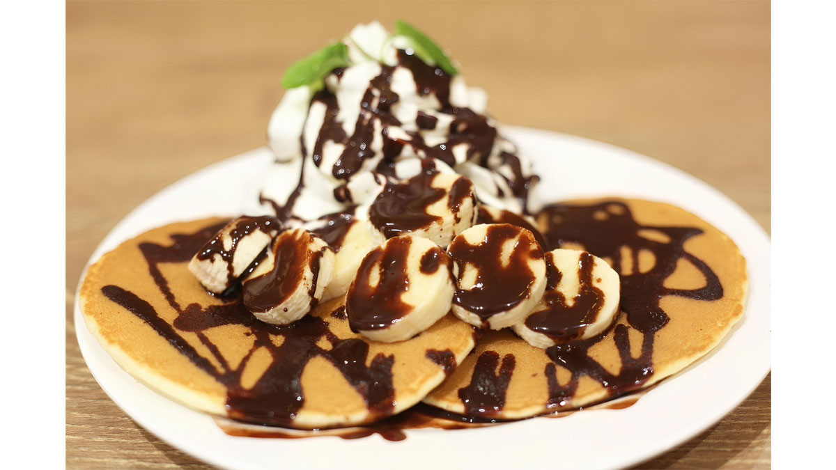 バナナチョコパンケーキプレゼント