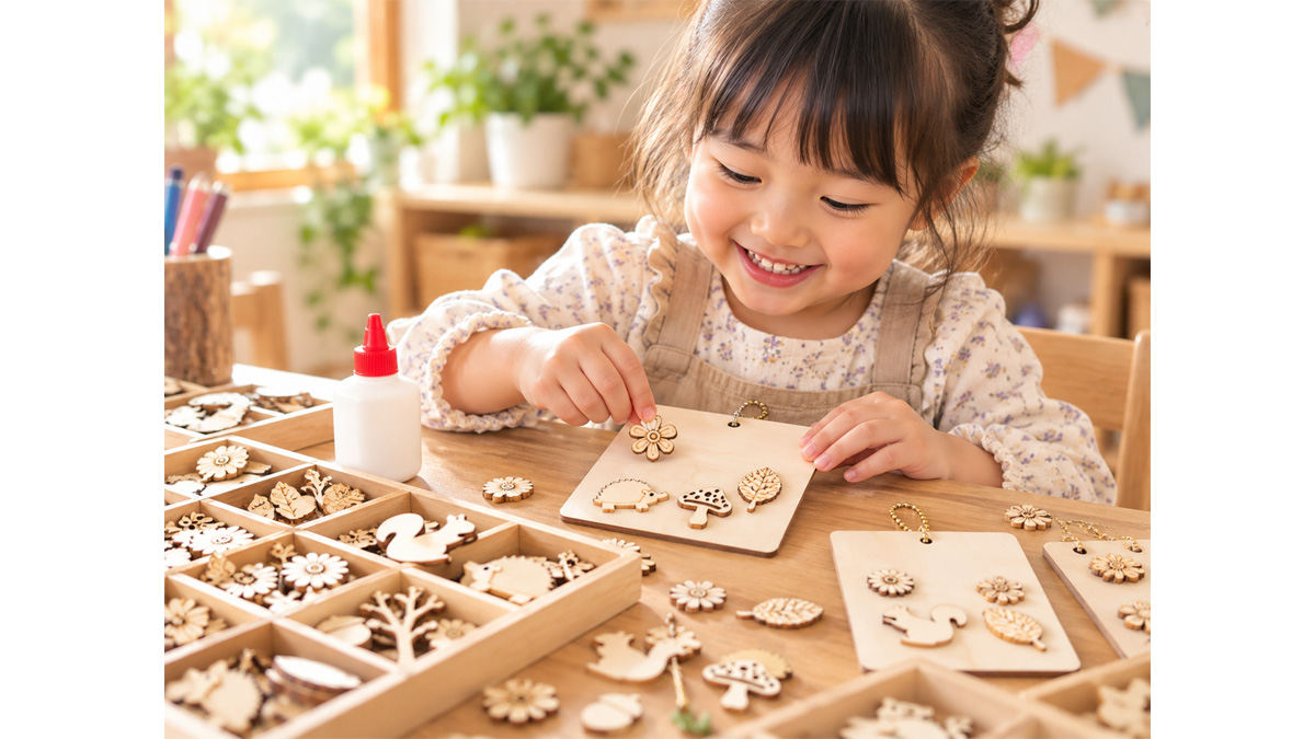木工パーツでつくるお名前プレートワークショップ【お子様連れ限定！】